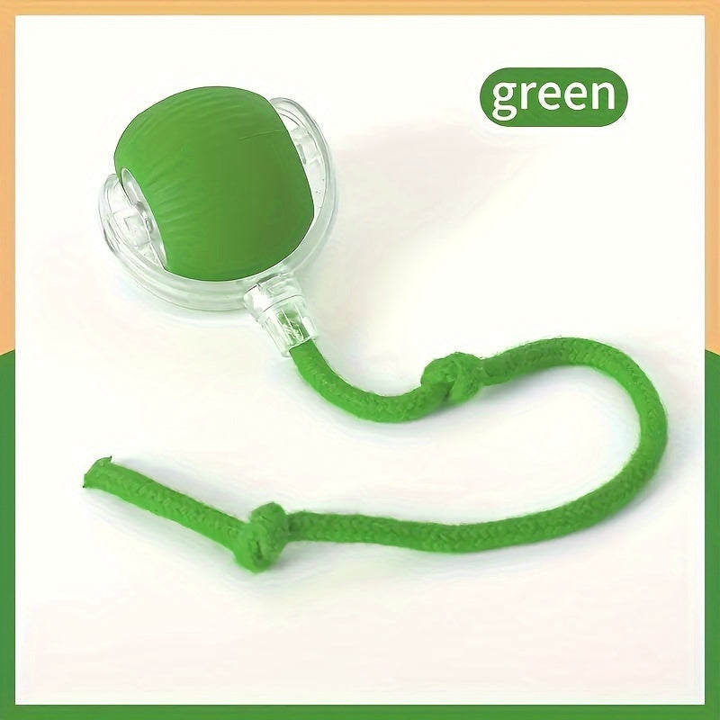 Universal Cat Teaser Wand | Auto Rotating Rolling Ball, USB Charging, Powered by 18650 Lithium Battery