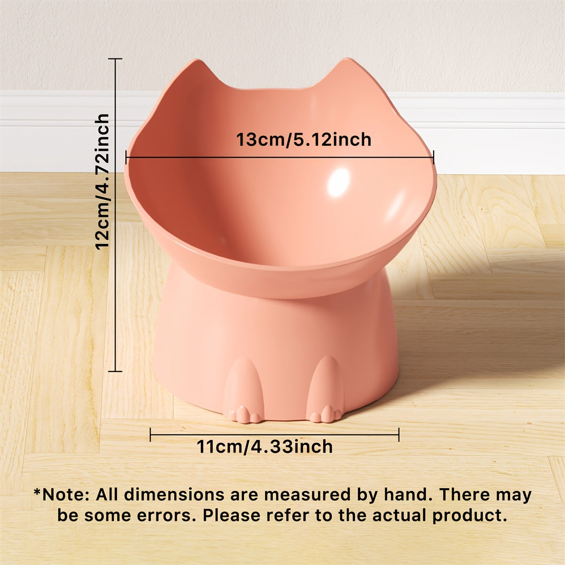[High Rating] Raised Feeder for Cats and Dogs - Neck Friendly, Anti-Tilt Tilt Bowl for Food and Water