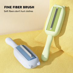 Electrostatic adsorption two-way roller hair removal brush