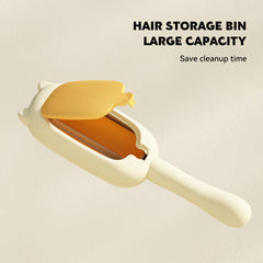 Electrostatic adsorption two-way roller hair removal brush