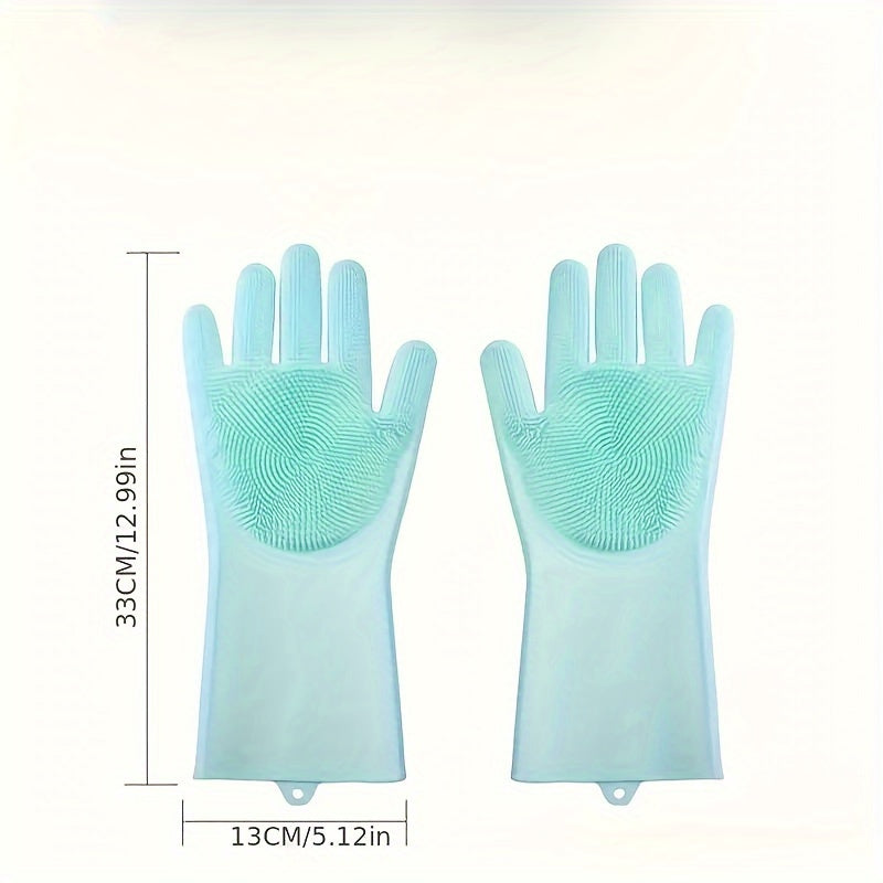 2-piece 2-in-1 pet dog bath gloves, pet brush silicone bath massage brush, dog bath products