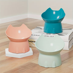 [High Rating] Raised Feeder for Cats and Dogs - Neck Friendly, Anti-Tilt Tilt Bowl for Food and Water