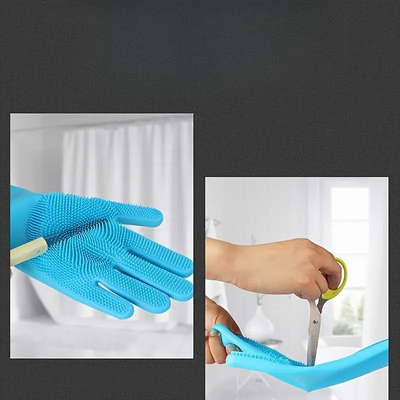 2-piece 2-in-1 pet dog bath gloves, pet brush silicone bath massage brush, dog bath products