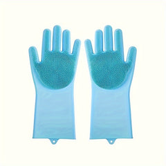 2-piece 2-in-1 pet dog bath gloves, pet brush silicone bath massage brush, dog bath products