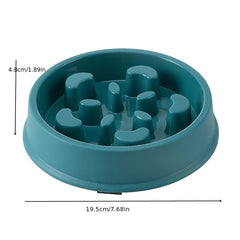 Anti-choking slow feeder and water bowl station for dogs and cats - prevents overeating and promotes healthy digestion