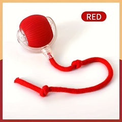 Universal Cat Teaser Wand | Auto Rotating Rolling Ball, USB Charging, Powered by 18650 Lithium Battery