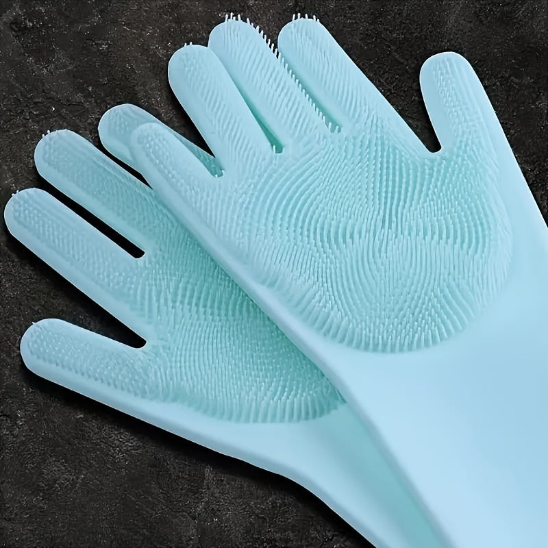 2-piece 2-in-1 pet dog bath gloves, pet brush silicone bath massage brush, dog bath products