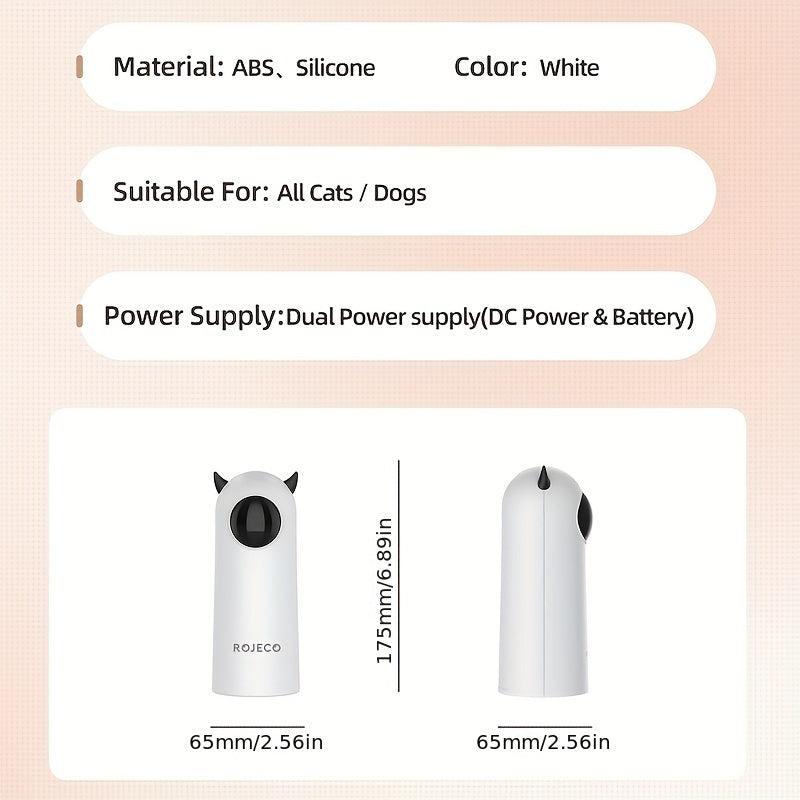 Cat and dog interactive smart pet toy without batteries